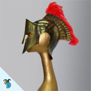 Casco Romano Con Pluma